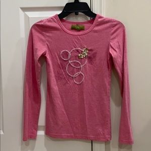 Pink floral long sleeve